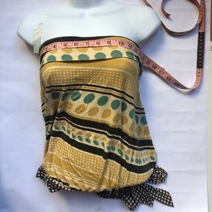 BCBG Girls Size XS  Tank Top pattern designed.